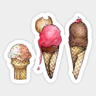 Ice Cream Addict 2 Sticker